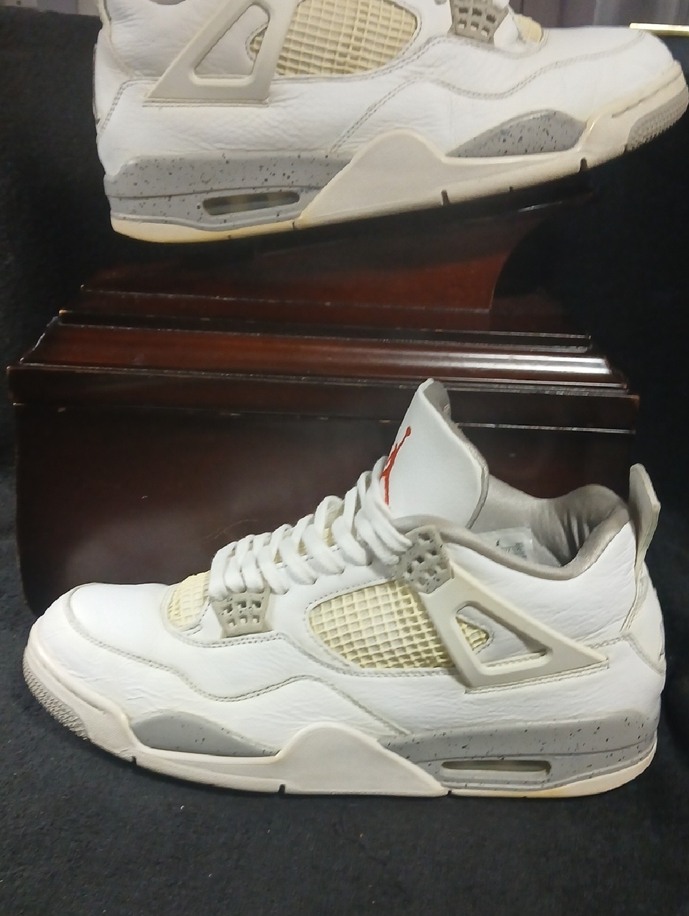 Air Jordan 4 Retro "WHITE OREO"   Mens Size-11 , 100%AUTHENTIC!